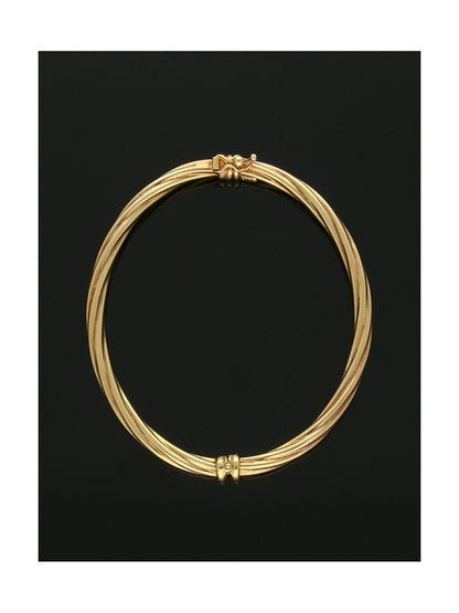 Twist Bangle in 9ct Yellow Gold