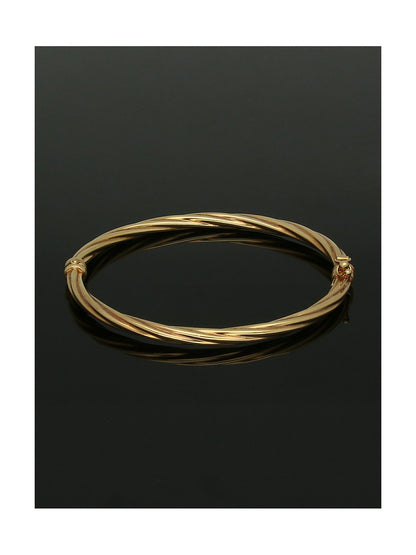 Twist Bangle in 9ct Yellow Gold