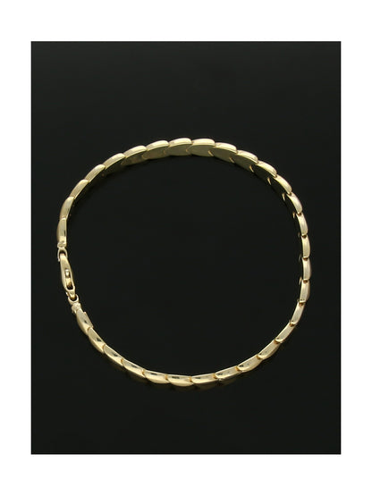 Polished Chevron Bracelet in 9ct Yellow Gold