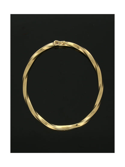 Barley Twist Bangle in 9ct Yellow Gold