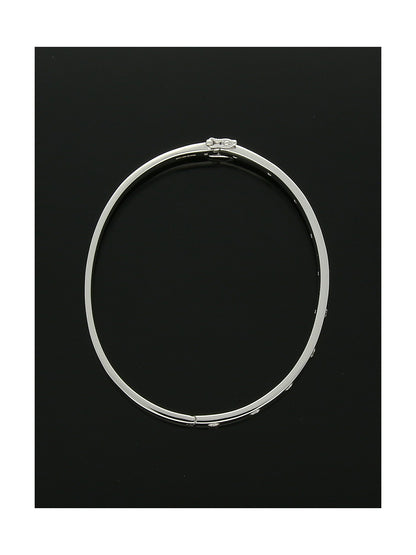 Diamond Bangle 0.50ct in 9ct White Gold