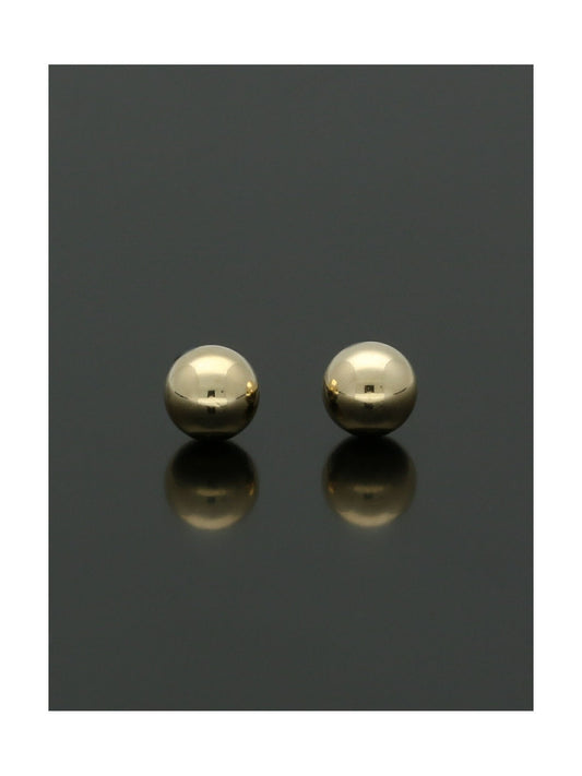 Ball Stud Earrings 4mm in 9ct Yellow Gold