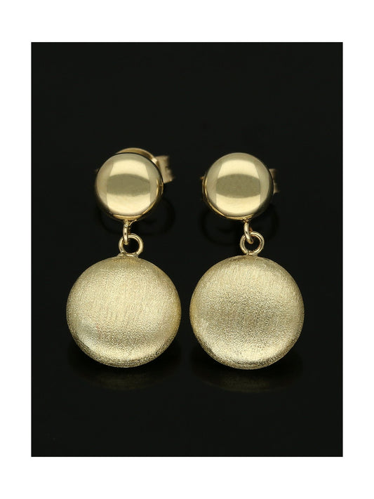 Bead Drop Earrings in 9ct Yellow Gold