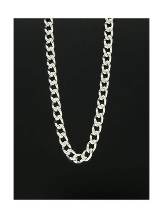 Curb Link Chain in Silver