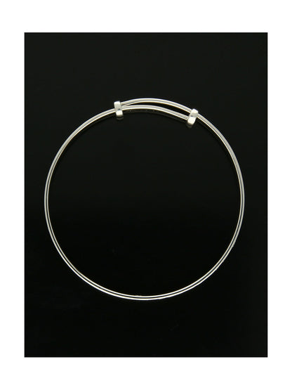 Child's Engraved Bangle in Silver