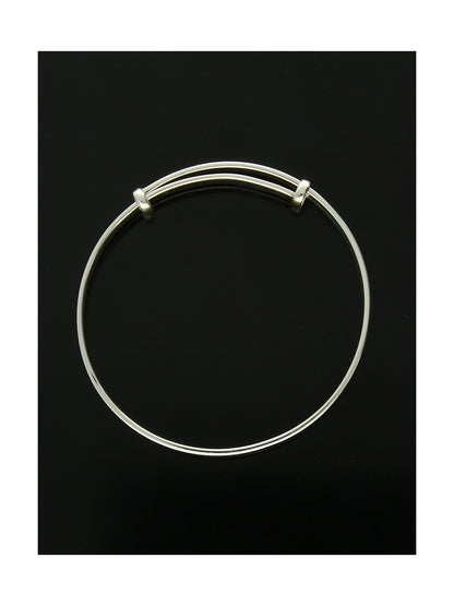 Child's Plain Bangle in Silver
