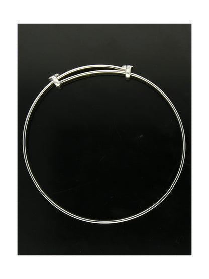Child's Engraved Bangle in Silver