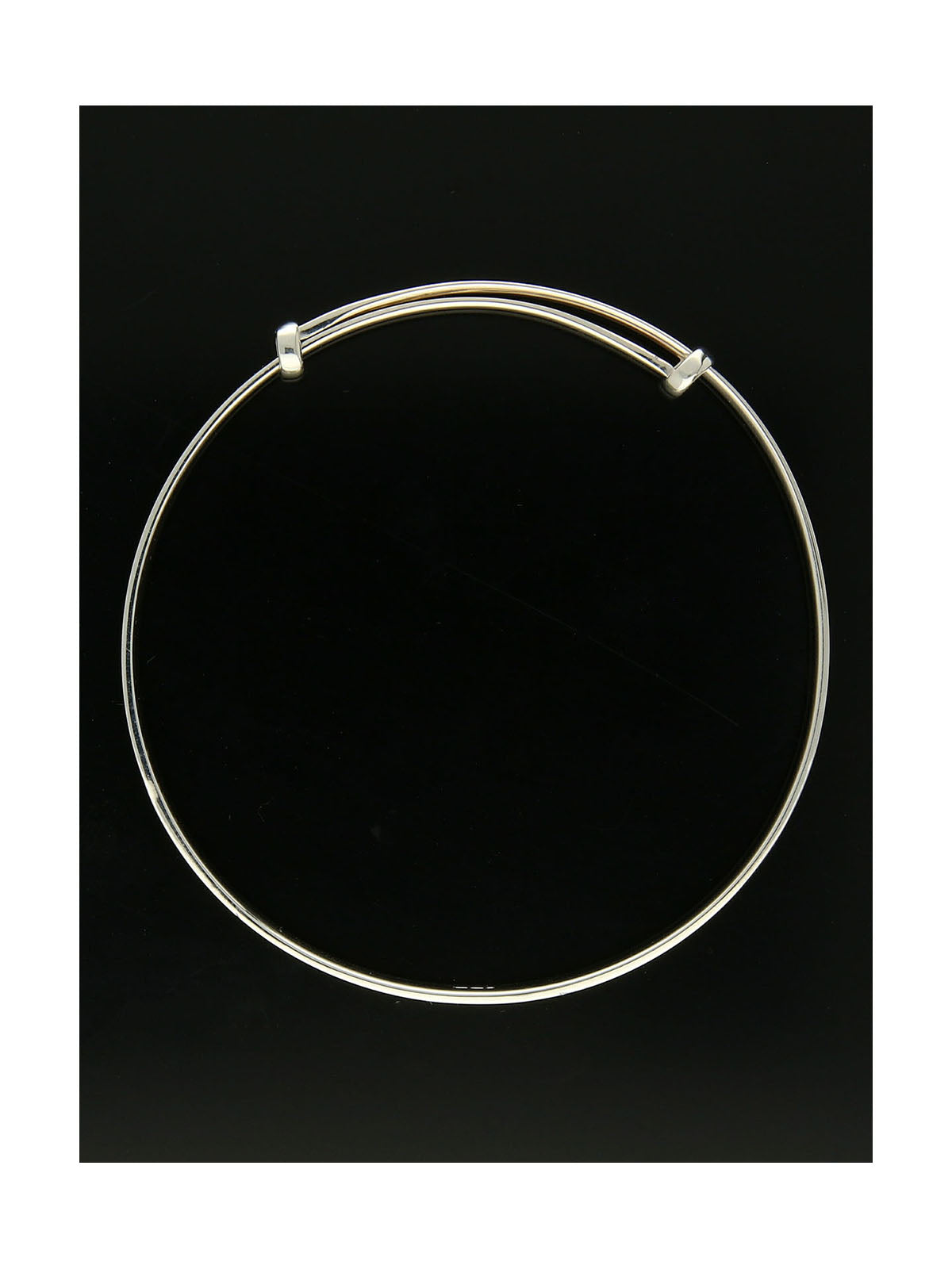 Maids Engraved Bangle in Silver