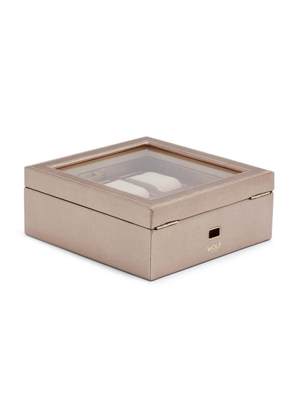 Wolf Palermo 6 Piece Watch Box - Rose Gold 213816