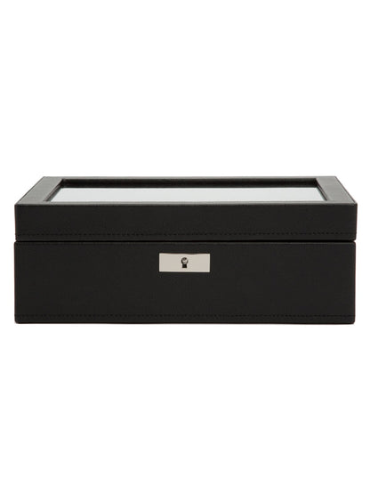 Wolf Roadster 8 Piece Watch Box - Black Ebony 477456