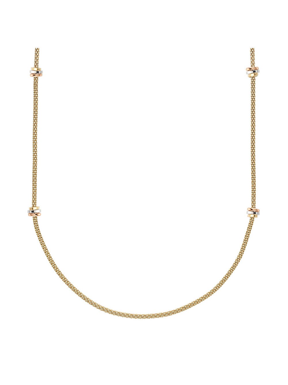 Fope Prima Necklace in 18ct Yellow Gold