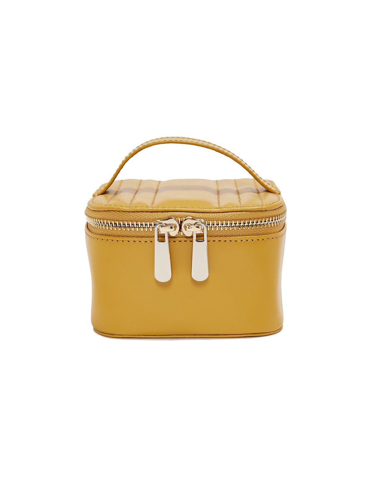 Wolf Maria Zip Jewellery Cube - Mustard 766593
