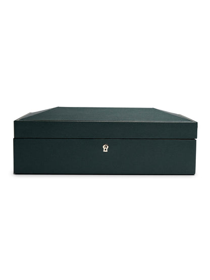 Wolf British Racing Green 10 Piece Watch Box 792741