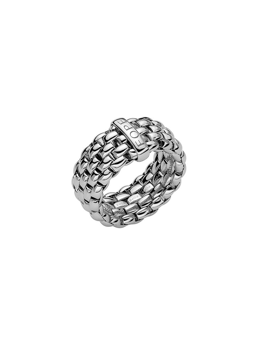 Fope Essentials Flex'it Ring in 18ct White Gold