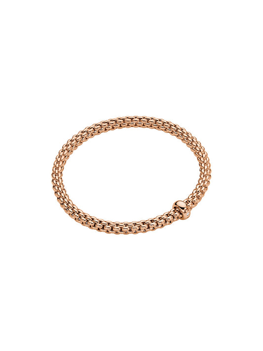 Fope Solo Bracelet in 18ct Rose Gold