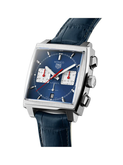 TAG Heuer Monaco Watch Blue Dial 39mm CBL2111.FC6453