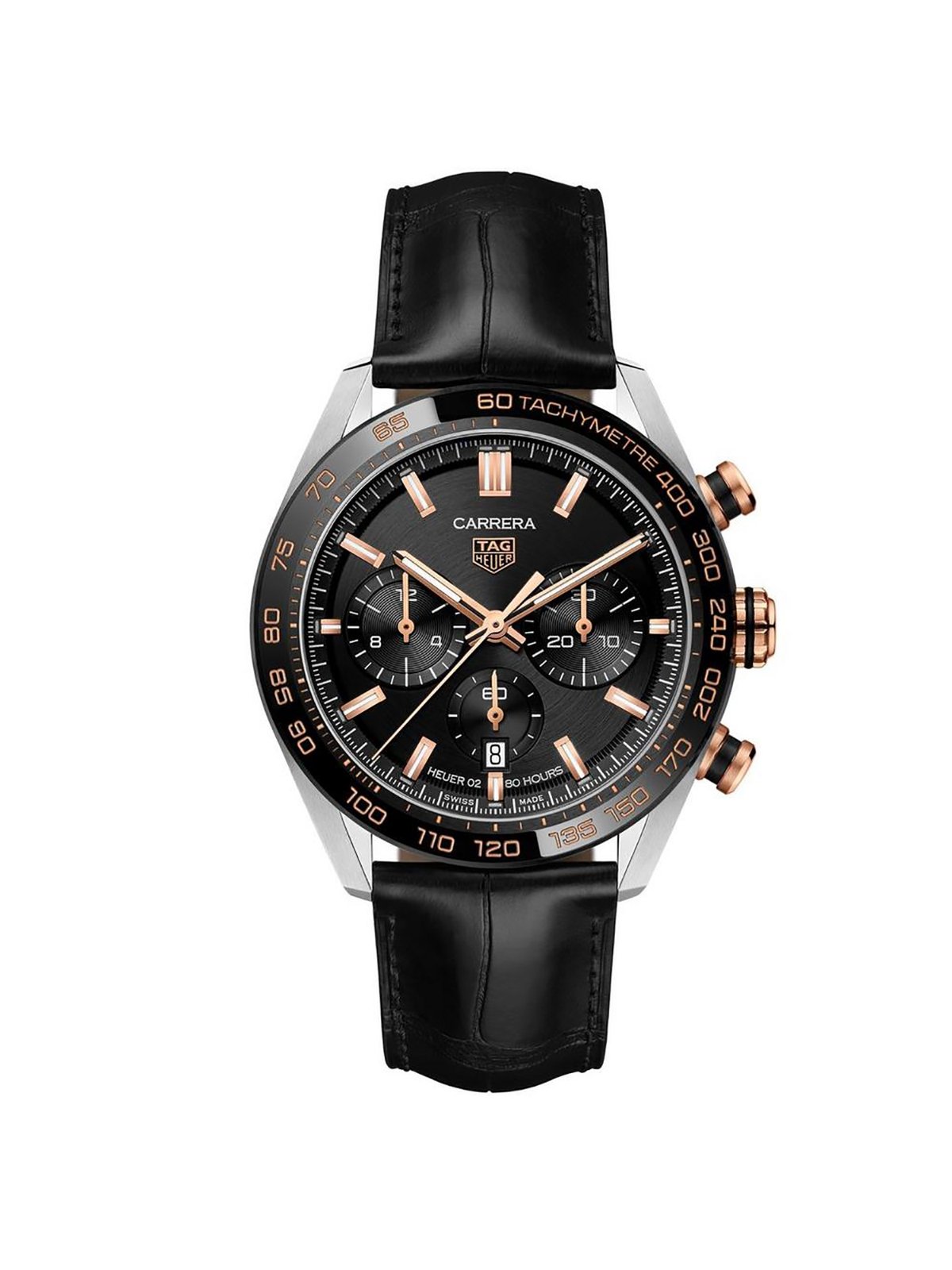 TAG Heuer Carrera HEUER 02 Watch Black Dial CBN2A5A.FC6481