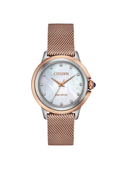 Citizen Eco-Drive Ceci Diamond Watch 32mm EM0796-75D