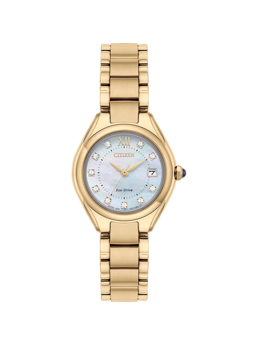 Citizen Eco-Drive Silhouette Crystal Watch 26mm EW2543-85D