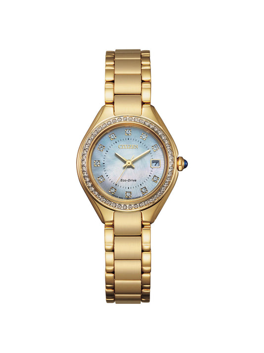 Citizen Eco-Drive Silhouette Crystal Watch 26mm EW2552-50D