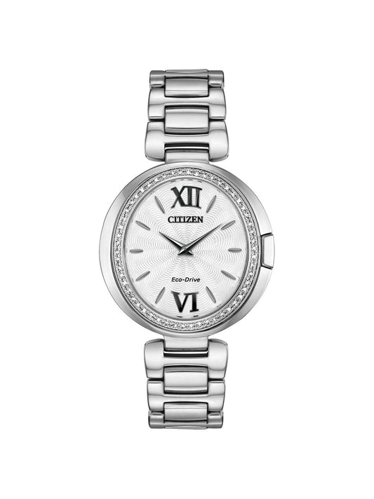 Citizen Eco-Drive Capella Diamond Watch 34mm EX1500-52A
