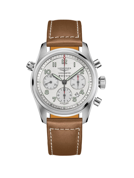 Longines Spirit Chronograph Watch 42mm L3.820.4.73.2 