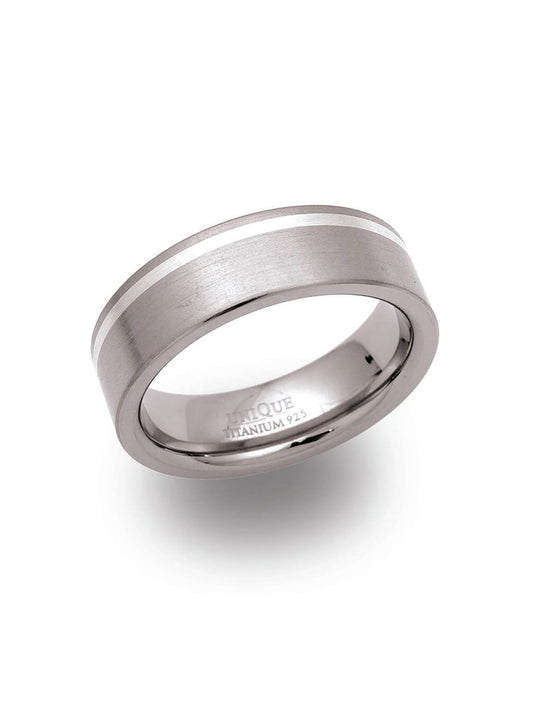 Unique & Co. Titanium and Silver Ring
