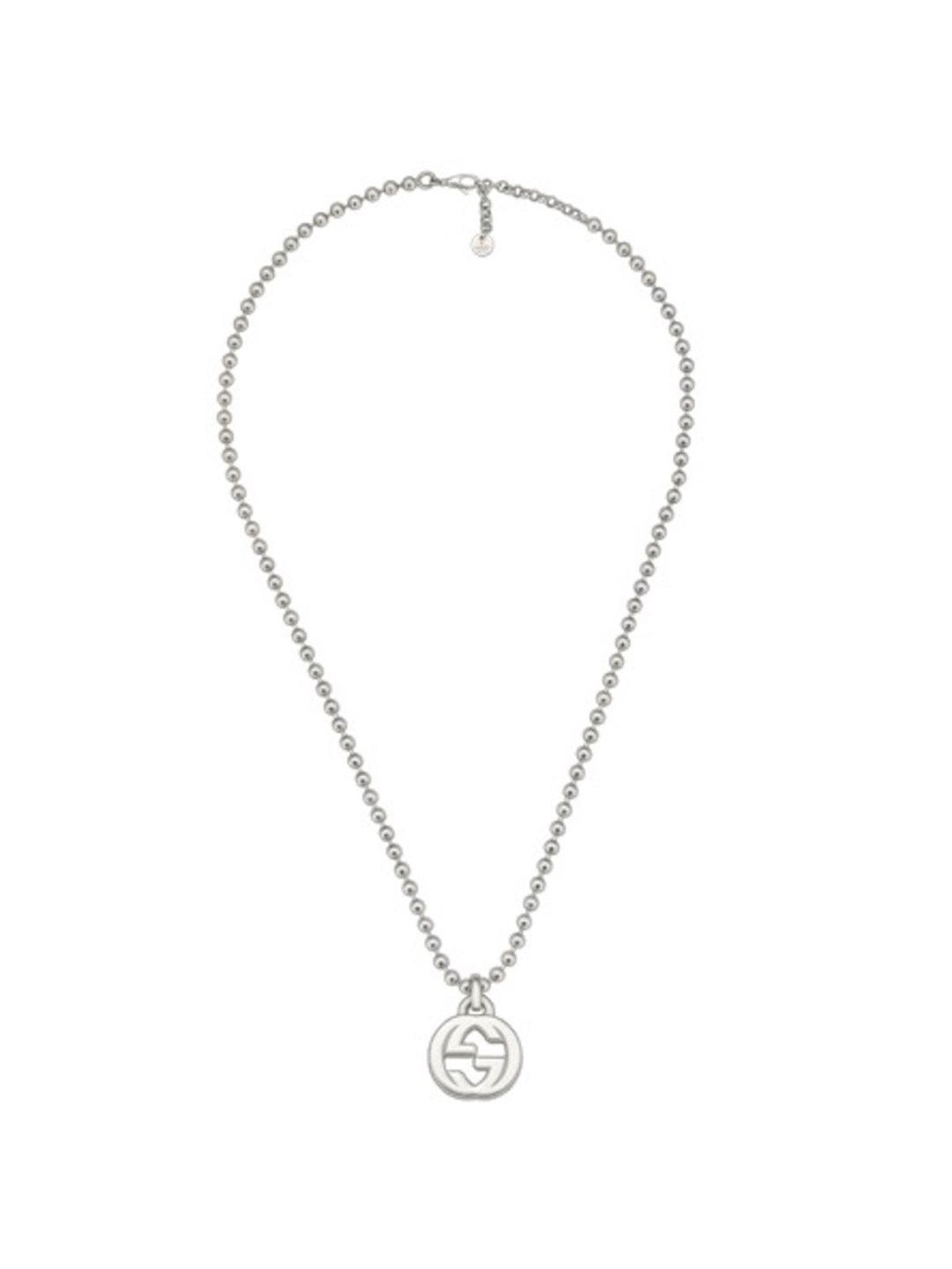 Gucci Interlocking G Necklace in Silver 55cm