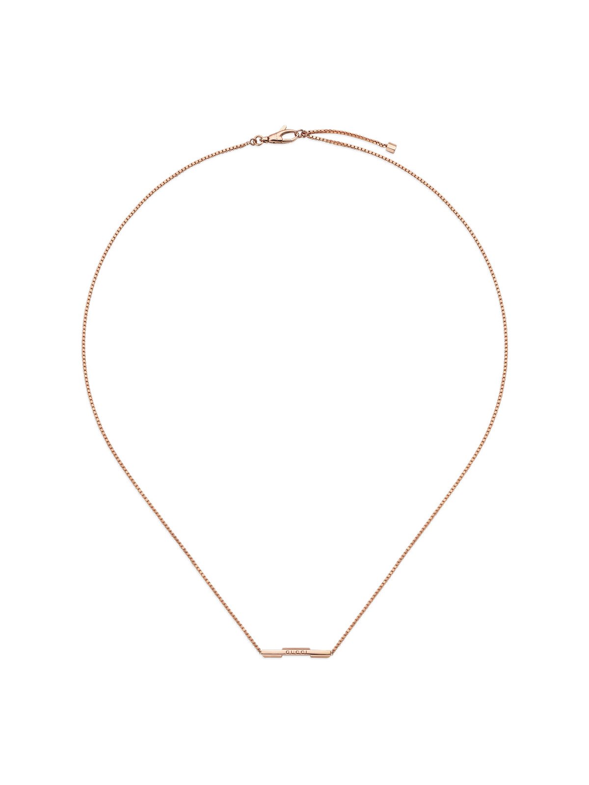 Gucci Link to Love 18ct Rose Gold Necklace